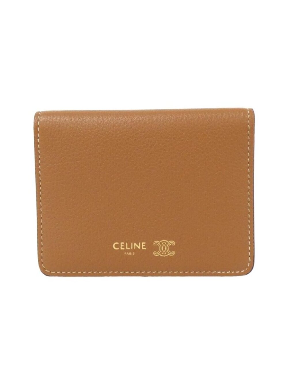 Celine Card Case Tan